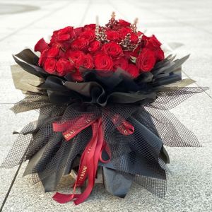Merry Gift Square grid hollowed out space flower grid bouquet packaging mesh packaging yarn shop floral packaging