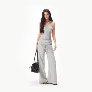 Apea | Casual Loungewear Set with Flared Pants and Halter Top
