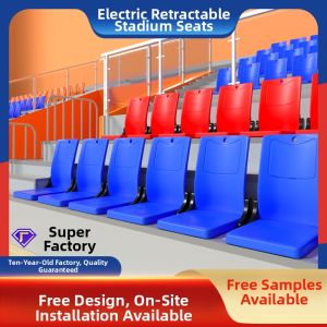 Electric Telescopic Blow Molded Auditorium Stadium Seat