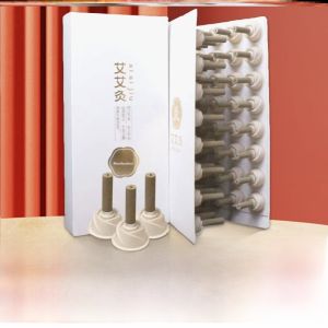 New Arrival Moxibustion Patch Premium Gift Box 60 Pieces Moxa Candles Moxa Column Moxa Stick Warm Moxibustion Patch