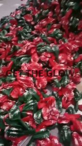 Balon Latex Natal Merry Christmas uk 12 inch Warna Merah Dan Hijau Isi 100 Pcs