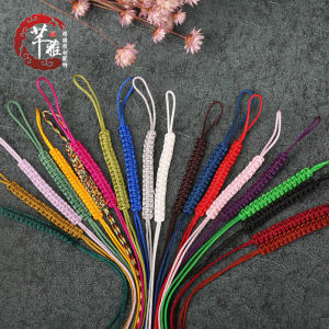 Handcrafted 72-Strand Flat Knotting String สําหรับสร้อยคอกึ่งสําเร็จรูปล็อคเชือกเส้นเล็กและพวงกุญแจโดย Qian Ya