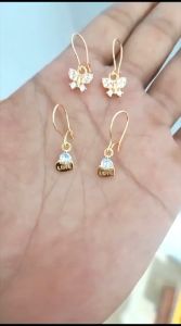 perhiasan anting anak titanium anti karat