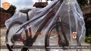 Sarung / Cover Sepeda Plastik Transparan