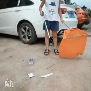 Garbage Picker Folding Trash Grabber Leaves Waste Pick Up Aluminum Alloy Clip Garbage Pliers Tool