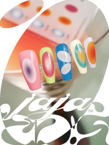 Dopamine Series Colorful Nail Art Stickers Environmentally Friendly Nail Decoration Set Original Design by JiJi