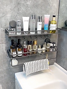 [SG] MOTIS Suction Cup Shelf No drill Easy Install Removable Multiple Sizes 30/40/50/60 CM