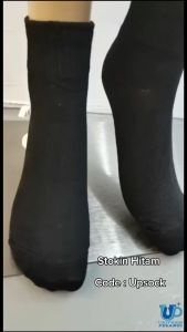 UP Socks 3 Pairs High Quality 3 In 1 Stokin Hitam Sekolah Twenties School Black Socking Ankle Kedai Baju Sekolah Uniform Pelangi