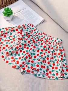 Floral Sweet Short Skirt Pants