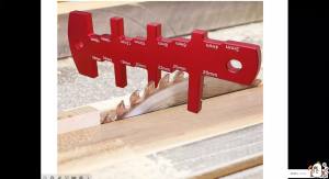 Precision Woodworking Measuring Tools Table Saw Height Gauge Aluminum Router Depth Gauge Tool For Router Table Solid Standing