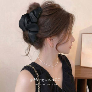 MENGWU | Elegant Gentle Satin Wrinkle Clamp