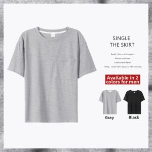 Tagkita | Breathable Pure Color Cotton Thin T-shirt