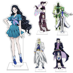 Bandai | 16CM Của JoJo Kỳ Dị Phiêu Lưu Anime Cosplay Acrylic Hình Đứng Đĩa Trish Una Bruno Buccellati Diavolo Vật Trang Trí Quà Tặng