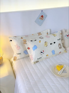 ปลอกหมอน 1แพ็ค2ใบ 48cmx74cm （18 "X 28"）ลายฟิล์มการ์ตูนน่ารัก