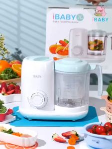 เครื่องบดอาหารเด็ก iBaby ระบบตั้งเวลา ควบคุมการปั่นด้วยปุ่ม และควบคุมการเก็บอาหาร 1.2 ลิตร