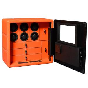 CANXUAN | Watch Storage Security Cabinet Anti-magnetic Explosion-proof Glass Fingerprint Lock
