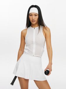 Outdoor Sports Hollow out Cycling Vest Womens Summer Shoulder Top Sleeveless Jacket Badminton Tennis Upper Apparel