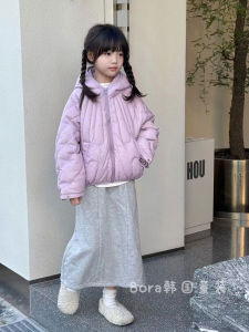 Childrens down Jacket Lightweight Warm Short Style Baby Boy Girl Coat Autumn Winter Clothes 90% White Duck down Filling