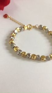 Lắc Tay Vàng Mạ 24k Nữ Lắc Tay Bi 2 Màu L129 Namo Jewelry