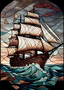 1000Pieces Jigsaw Puzzle Stained Glass Scenery Nordic Art For Adults Great Weekend Relaxation And Family Fun