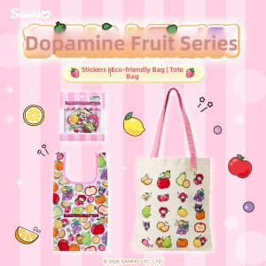 Sanrio | Dopamine Fruit Series Hello Kitty Tote Bag