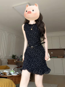 Y6Y | French Vintage Sleeveless Floral Dress short