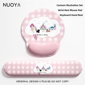 KALLDUN | Cute Kawaii Office Wrist Rest Mouse Pad