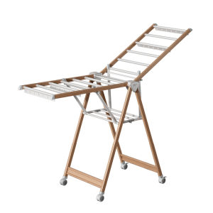 Foldable Aluminum Alloy Clothes Drying Rack Indoor Bedroom Stand Outdoor Quilt Drying Tool Clothes Hanger Balcony Use