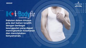 Kaos Dalam Pria Kesehatan K-i Body Fit Original k-link