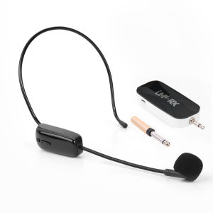 [Momodining]Wireless UHF Headset Microphone with Receiver for Conference Classroom and Event Voice Amplifier
