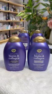 Dầu Gội Xả Biotin & Collagen - OGX 385ml Màu Tím ( Hàng xách tay Pháp )