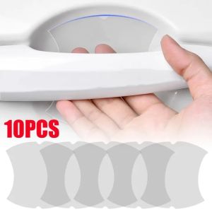 10PCS Car Door Sticker Scratches Resistant Cover Auto Handle Protection Film Exterior Styling Accessories