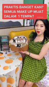 OMYGOOSE TAS MAKE UP ORGANIZER TAS KOSMETIK TRAVEL POUCH MAKEUP / POUCH WANITA / DCW 061