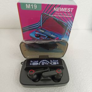 Headset Bluetooth M19 TWS Wireless Earphones Bluetooth 5.1 In Ear HIFI Mini Waterproof Sports Music Earbuds With Charging Box