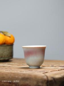 Handmade Retro Gongfu Tea Set Ceramic Pink Glazed Tea Cup Personalized Drinking Cup Small Size Chinese Style Tea Bowl