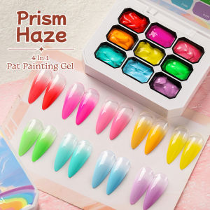 UR SUGAR 4 In 1 Pat Painting Gel Nail 9 Colors Semi Permanent Soak Off UV LED Nails DIY Gel Used For Gradient Stamping Pattern