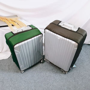 Transparent Suitcase Protector Unpacking Detachable-Free Elastic Suitcase Protective Cover Thickened Waterproof/24/28-Inch Dust Cover