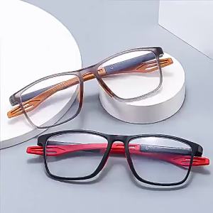 2pcs Ultra Light Anti Slip Presbyopia Glasses for Middle-aged and Elderly People High-end Fashion Box Presbyopia Glasses
