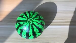 MAINAN BOLA SEMANGKA KARET 22cm - BOLA SEMANGKA KARET