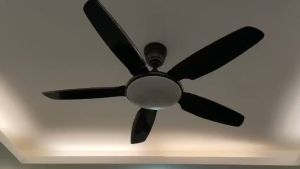 Quạt trần phòng khách DCT 810 Màu Đen-Động Cơ DC Lõi ĐồngĐiều Khiển Romote 6 Tốc ĐộĐèn Led 3 Màu ánh Sáng-Bảo Hành 2 Năm