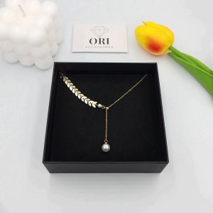 Dây chuyền nữ vòng cổ dải nguyệt quế thanh lịch phong cách Hàn Quốc ORI ACCESSORIES D128