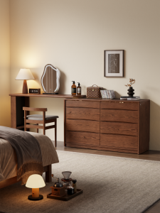 DONGMU | Bedroom Multi-Function Real Wood Dressing Table