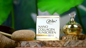 Kem chống nắng che khuyết điểm làm trắng Wise Nano Collagen Sunscreen (SPF 50 PA+++) Thái Lan