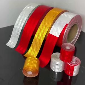 DOT-C2 Red 1/3/10M Truck Reflective Sticker Tape Warning Night Light Waterproof Reflective Sticker Warning Sticker Car Truck