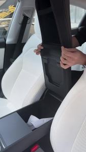 For Tesla 2017-2026 Model 3 Y Armrest Protector Box Cover Leather/Suede Center Console Armrest Cover Accessories