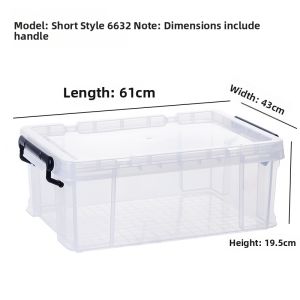 Large Clear Plastic Storage Box
