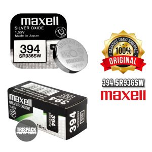Baterai Maxell 394 SR936SW 1.55 VOLT ORIGINAL Batre Jam Tangan Battery