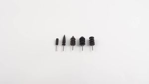 4/5Pcs Leather Edge Electric Polishing Machine Bit Leather Craft Tools Sandalwood Head Leather Burnisher Leather Grinding Tool