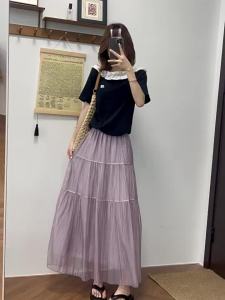 MiiOW | Spring/Summer High Waist Slimming Tiered Skirt