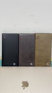 Baellerry Outlet C3024 Dompet Panjang Pria Wanita Tebal Muat Banyak Uang Bahan SIntetis Lembut Kilat Lilin HP Muat